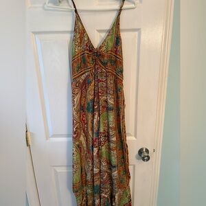 Bohemian Paisley Maxi Dress